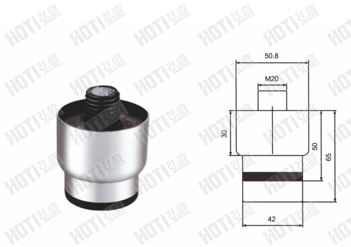 2寸西式重力脚HOTI-361