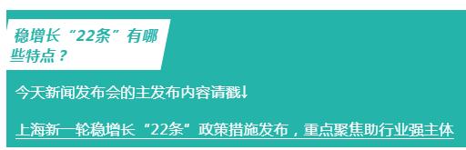 新一轮22条稳增长政策主要有哪些特点？如何进一步促发展、强企业？